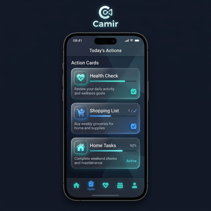 Camir App Interface